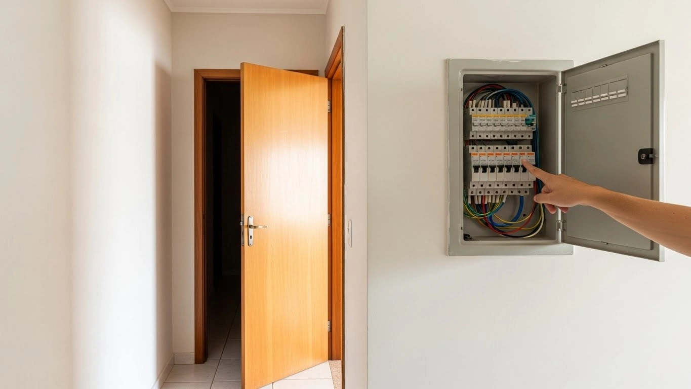 Queda de energia em um cômodo só: causas prováveis e próximos passos