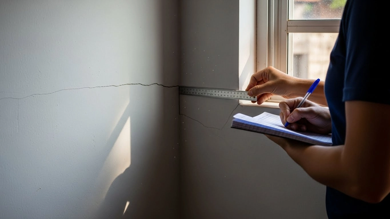 Trinca fina na parede: quando é estética e quando merece atenção