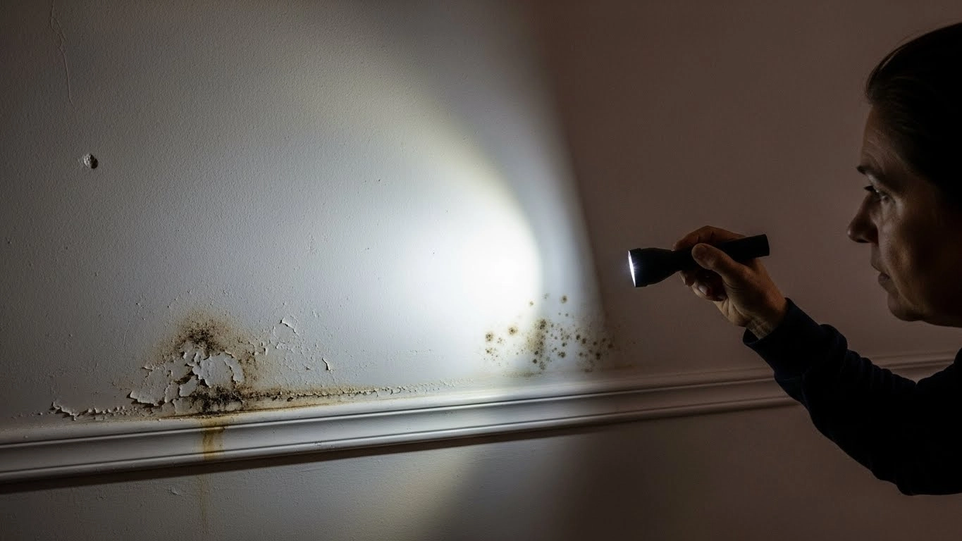 Mancha de umidade na parede: como diferenciar infiltração e condensação