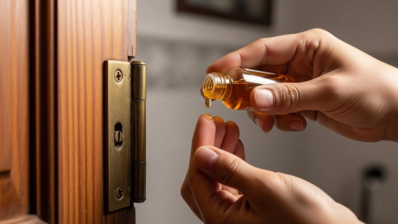 Dobradiça fazendo barulho: causas comuns e correções simples