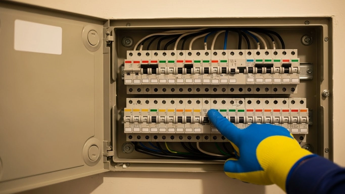 Como identificar circuito de iluminação vs. tomadas com segurança