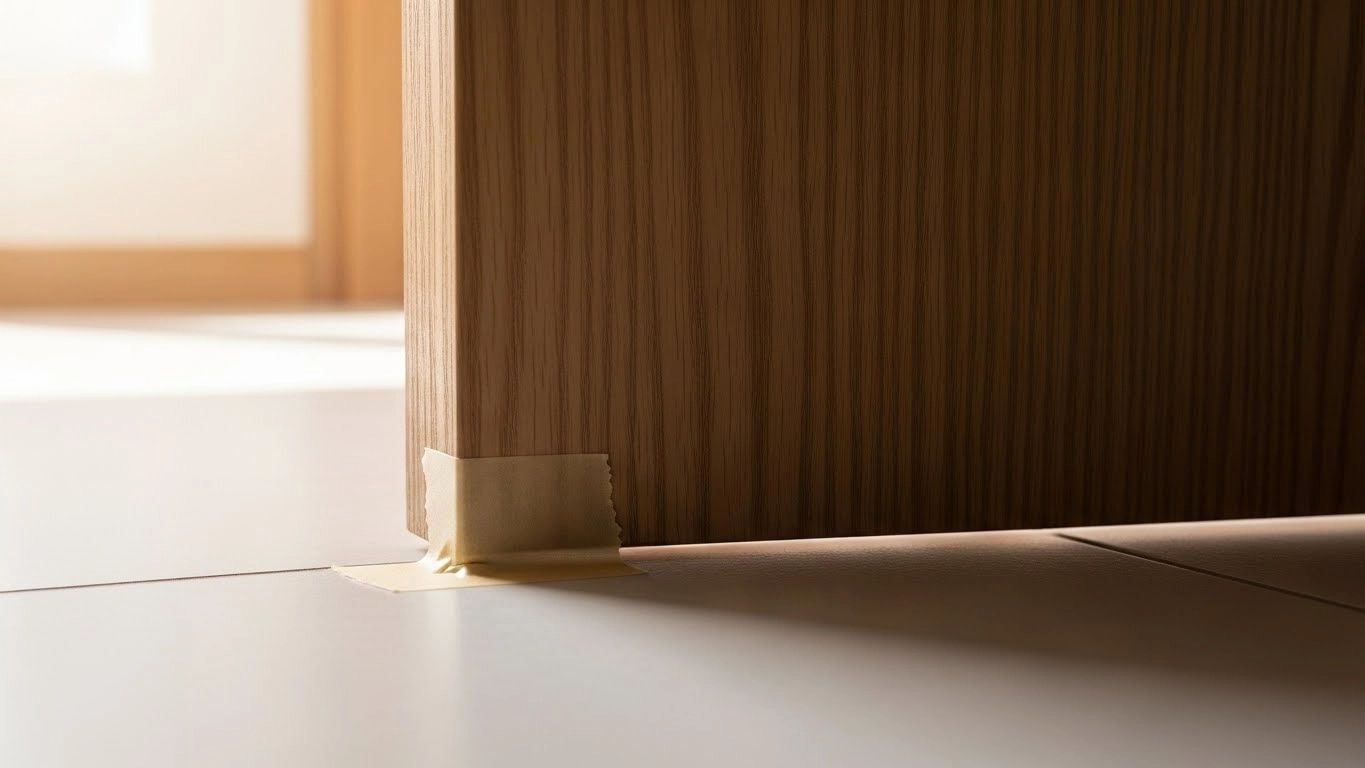 Porta raspando no piso: como identificar o ponto do problema