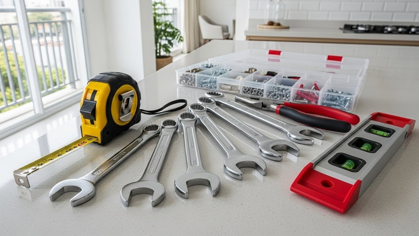 Kit de ferramentas para apartamento: o essencial para 2026